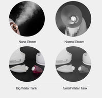 HKM-833555 Nano Spray Facial Steamer with Cold and Hot Mist, 180mL Water Tank Capacity, ABS Material, 320W Power