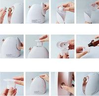 HKM-833555 Nano Spray Facial Steamer with Cold and Hot Mist, 180mL Water Tank Capacity, ABS Material, 320W Power