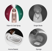 HKM-833555 Nano Spray Facial Steamer with Cold and Hot Mist, 180mL Water Tank Capacity, ABS Material, 320W Power