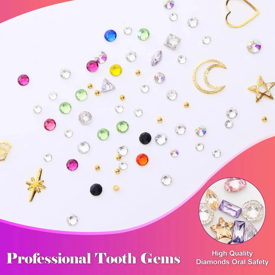 JMT-173514 Crystal Diamond Tooth Gem Kit for Stunning Smile Enhancement