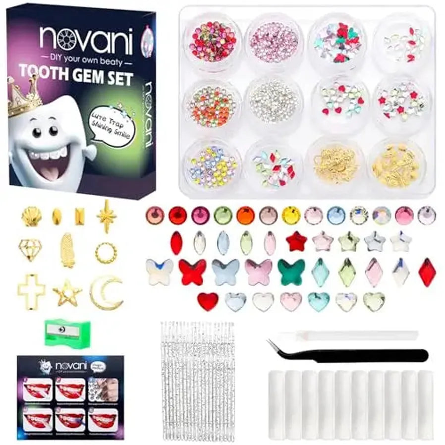 JMT-173514 Crystal Diamond Tooth Gem Kit for Stunning Smile Enhancement
