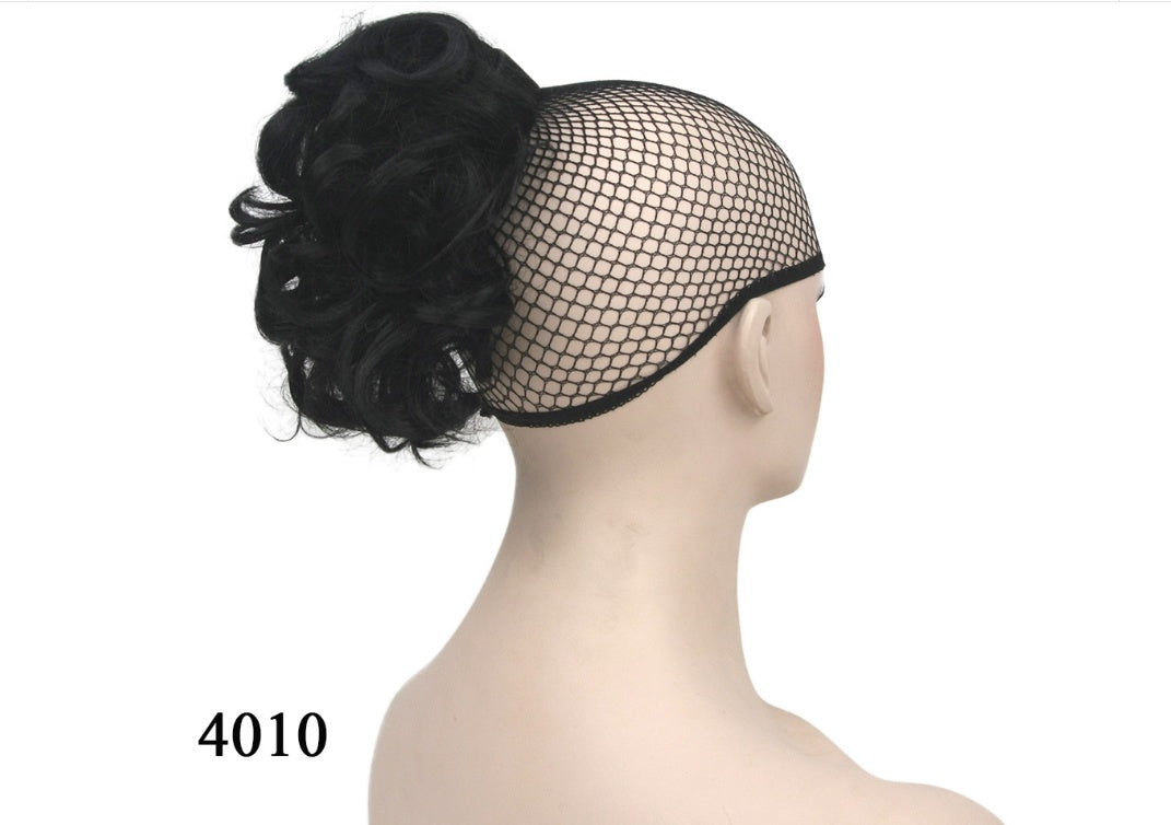 HKM-248019 European and American Short Hair Wigs with High Temperature Fiber, Fluffy Ponytail and Hair Extensions in Various Colors
