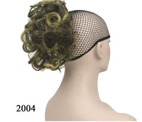 HKM-248019 European and American Short Hair Wigs with High Temperature Fiber, Fluffy Ponytail and Hair Extensions in Various Colors