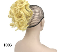 HKM-248019 European and American Short Hair Wigs with High Temperature Fiber, Fluffy Ponytail and Hair Extensions in Various Colors