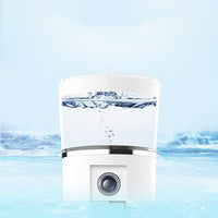 HKM-348179 Portable USB Rechargeable Facial Moisturizer Spray - Simple White Design