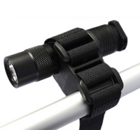 HKM-381011 LED Flashlight Strap for Bicycles - Adjustable and Durable Bike Accessory