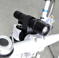 HKM-381011 LED Flashlight Strap for Bicycles - Adjustable and Durable Bike Accessory