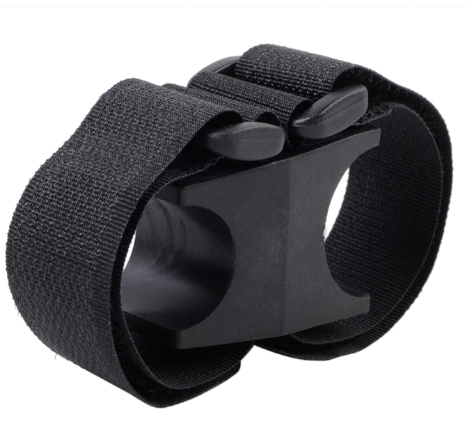 HKM-381011 LED Flashlight Strap for Bicycles - Adjustable and Durable Bike Accessory