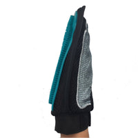 HKM-856275 Two-in-One Double-Sided De-Floating Rubber Pet Bath and Massage Brush with Gloves