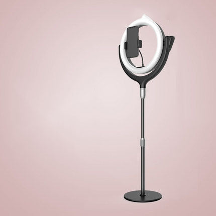 KTX-282579 LED Ring Light with Adjustable Bracket and Stand for Mobile Photography