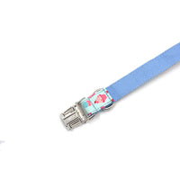 HKM-597075 Macaron Colorful Polyester Dog Collar - Adjustable Sizes XS to XL