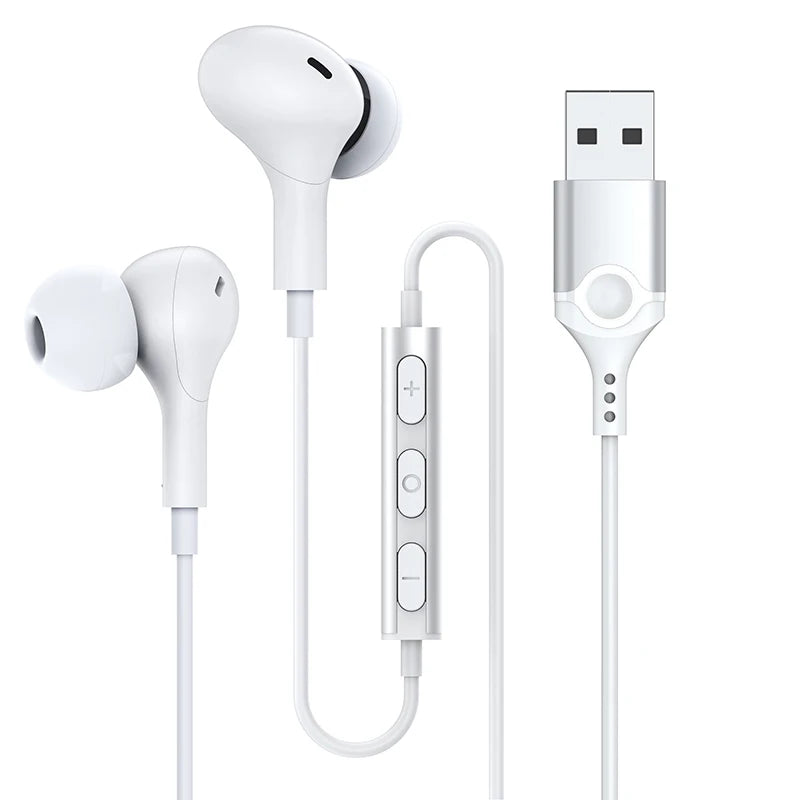 KTX-026963 Noise Cancelling Wired Headset with Microphone for Gaming and PC - Hi-Fi Sound Quality Earbuds