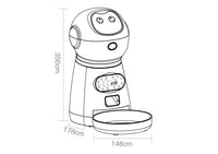 HKM-753619 Automatic Pet Feeder with Removable Grain Storage and Voice Recording Feature
