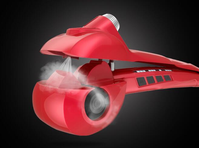 KTX-617427 Automatic Hair Curler with Steam and Ceramic Plates for Quick Styling and Effortless Curls