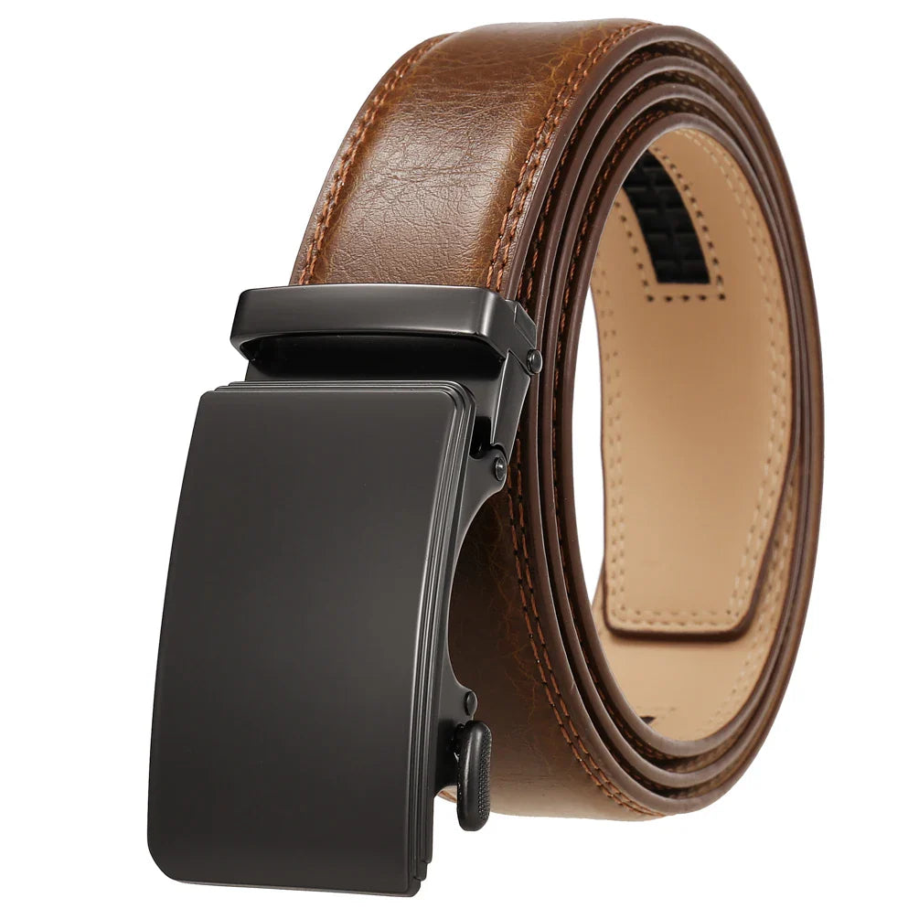 HKM-103571 Genuine Leather Designer Belt with Model LY36-25101-1