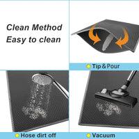 HKM-379859 Waterproof Double Layer Honeycomb Cat Litter Mat with Non-Slip Design and Easy Cleaning Capability