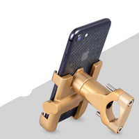 HKM-457747 Aluminum Alloy Bicycle Phone Holder - Adjustable and Lightweight Mount