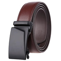 HKM-184915 Men's Leather Automatic Buckle Belt - Model LY36-21726-1
