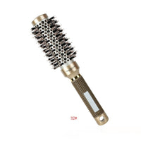 HKM-452371 Elegant Gold Ceramic Aluminum Tube Big Wave Shape Comb - Temperature-Resistant, 25# to 53# Options Available