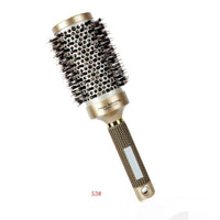 HKM-452371 Elegant Gold Ceramic Aluminum Tube Big Wave Shape Comb - Temperature-Resistant, 25# to 53# Options Available
