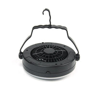 HKM-807827 Portable Rechargeable Waterproof Multi-Function Camping Fan and Light for Outdoor Activities