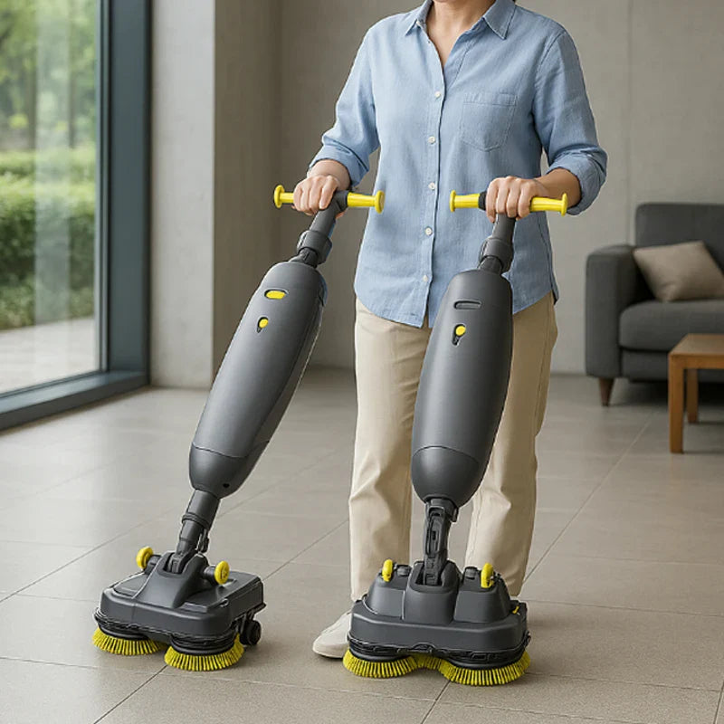 KTX-829779 24V Battery-Powered Electric Walk-Behind Floor Scrubber for Shop Use