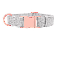 HKM-774739 Adjustable Pet Dog Collar with Engraving and Leash Set - Anti-Lost Traction Rope Supplies Available in S, M, L Sizes