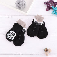 HKM-140819 Indoor Pet Socks - Breathable, Anti-Slip, and Easy-to-Clean Cotton Blend