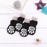 HKM-140819 Indoor Pet Socks - Breathable, Anti-Slip, and Easy-to-Clean Cotton Blend