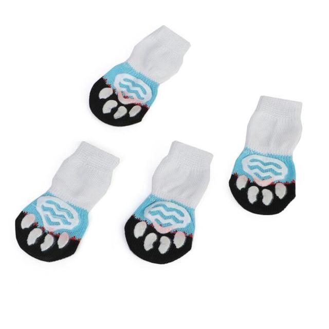 HKM-140819 Indoor Pet Socks - Breathable, Anti-Slip, and Easy-to-Clean Cotton Blend