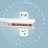 HKM-549523 Corrugated Hair Crimping Iron with Ergonomic Handle and Fast Heating Feature