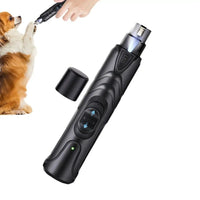 HKM-736403 Lighted Rechargeable Pet Nail Grinder for Painless Grooming of Small to Large Dogs