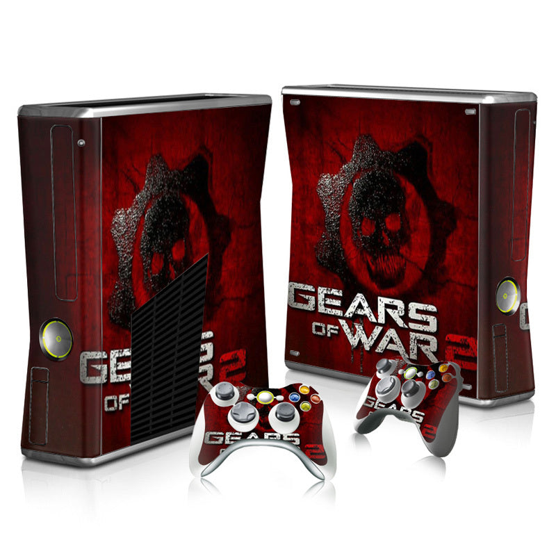 KTX-120979 Skull Design Film Game Machine Sticker - High Definition PVC Material