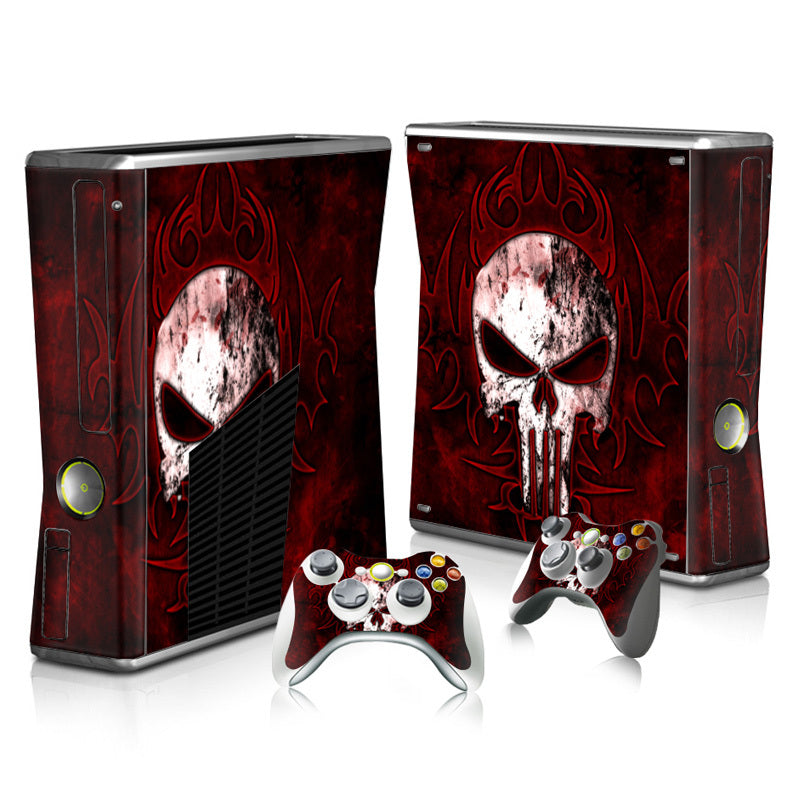 KTX-120979 Skull Design Film Game Machine Sticker - High Definition PVC Material