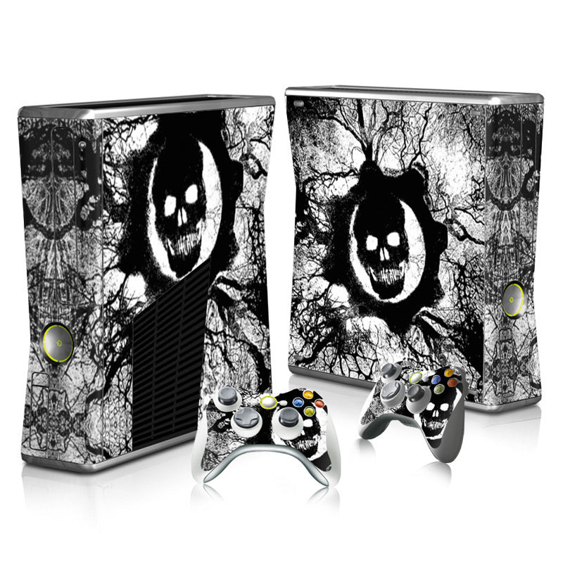 KTX-120979 Skull Design Film Game Machine Sticker - High Definition PVC Material