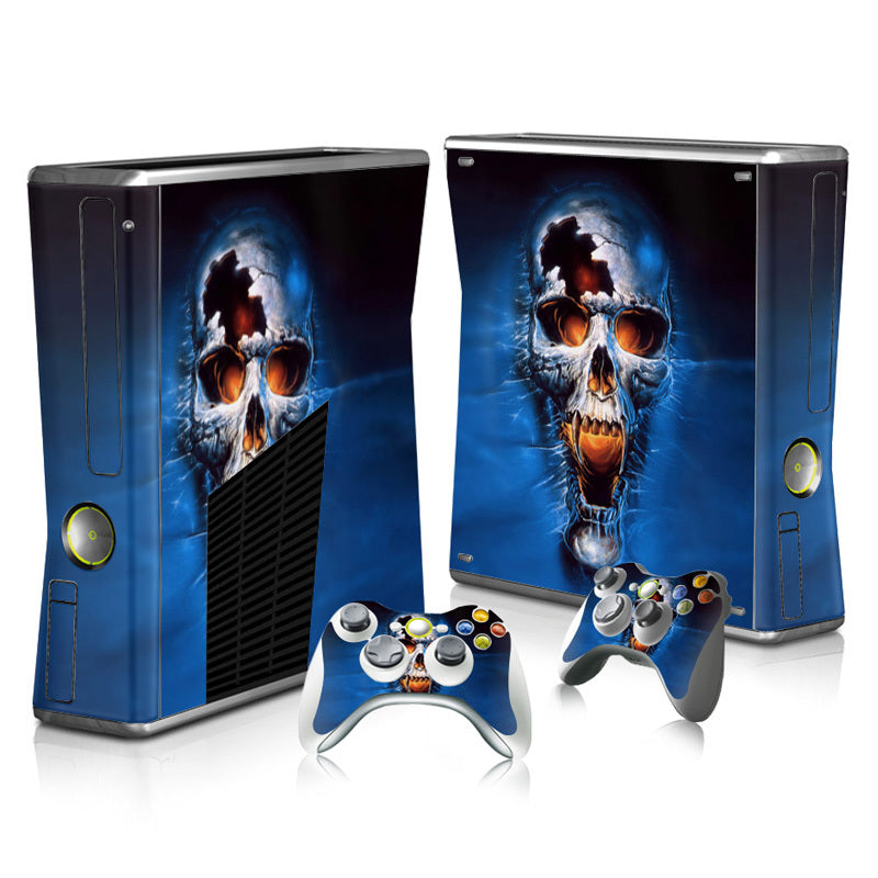 KTX-120979 Skull Design Film Game Machine Sticker - High Definition PVC Material