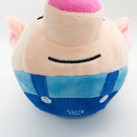 HKM-212563 Plush Dog Acoustic Bounce Ball Toy for Interactive Play
