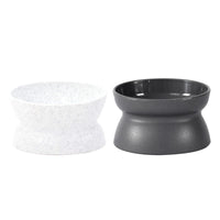 HKM-895891 Elevated Cat Bowl with Ergonomic Design for Natural Eating Posture