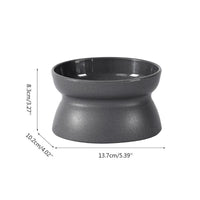 HKM-895891 Elevated Cat Bowl with Ergonomic Design for Natural Eating Posture