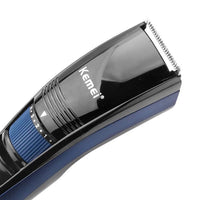 HKM-579475 Rechargeable Stainless Steel Hair Clipper with Adjustable Head - Model KM-632