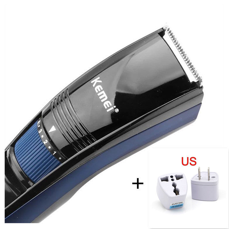 HKM-579475 Rechargeable Stainless Steel Hair Clipper with Adjustable Head - Model KM-632