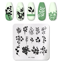 HKM-432019 Nail Stamping Plate - Stainless Steel Manicure Tool for Beautiful Nail Designs