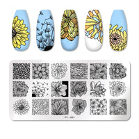 HKM-432019 Nail Stamping Plate - Stainless Steel Manicure Tool for Beautiful Nail Designs