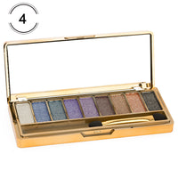 HKM-145747 9-Color Glitter Eyeshadow Palette for Parties, Weddings & Everyday Use