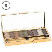 HKM-145747 9-Color Glitter Eyeshadow Palette for Parties, Weddings & Everyday Use