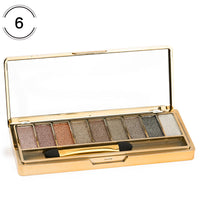 HKM-145747 9-Color Glitter Eyeshadow Palette for Parties, Weddings & Everyday Use