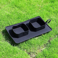 HKM-960275 Foldable Silicone Dog Bowl for Medium to Large Pets - 600 ml, Portable and Eco-Friendly Design