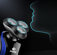 HKM-250643 USB Rechargeable Electric Shaver for Wet & Dry Use - Model DS-9288, 50-Minute Run Time