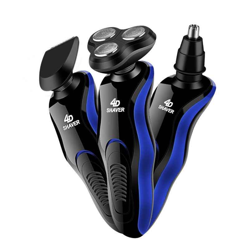 HKM-250643 USB Rechargeable Electric Shaver for Wet & Dry Use - Model DS-9288, 50-Minute Run Time