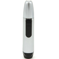 HKM-183955 Silver Electric Nose Hair Trimmer with Waterproof Design and Three-Dimensional Blade